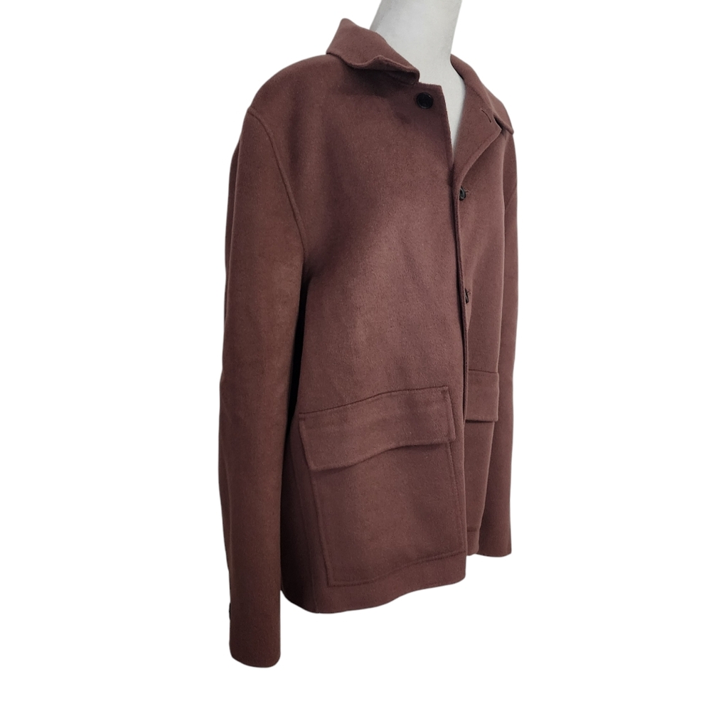 Cos Large Pocket Button Up Utility Wool Jacket In… - image 6